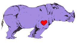 Lavender rhino