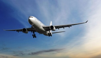 Airplane in flight