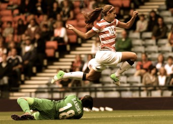 Alex Morgan of the USWNT