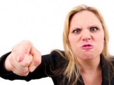 Angry woman