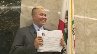 Transgender teen Ashton Lee