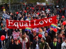 Australia marriage equality rally