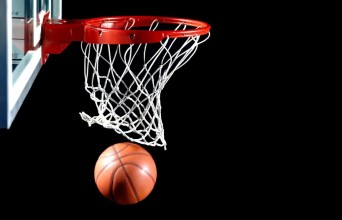 Basketball hoop and basketball