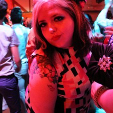 ancy Femme? Flamboyant Femme? Giant Eyelashes Femme? How Many Blingies Can I Fit in My Hair Femme? I Do the Opposite of Coco Chanel and Add One Accessory Before I Leave the House Femme? Photo by Dee Dean Leitner from the Hard French Winter Ball.