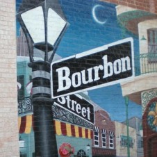 Bourbon Street sign