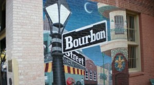 Bourbon Street sign