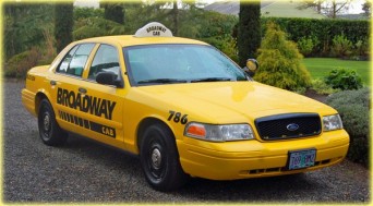 Broadway Taxi cab