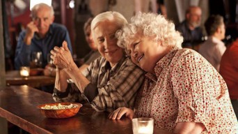 Olympia Dukakis and Brenda Fricker in Cloudburst