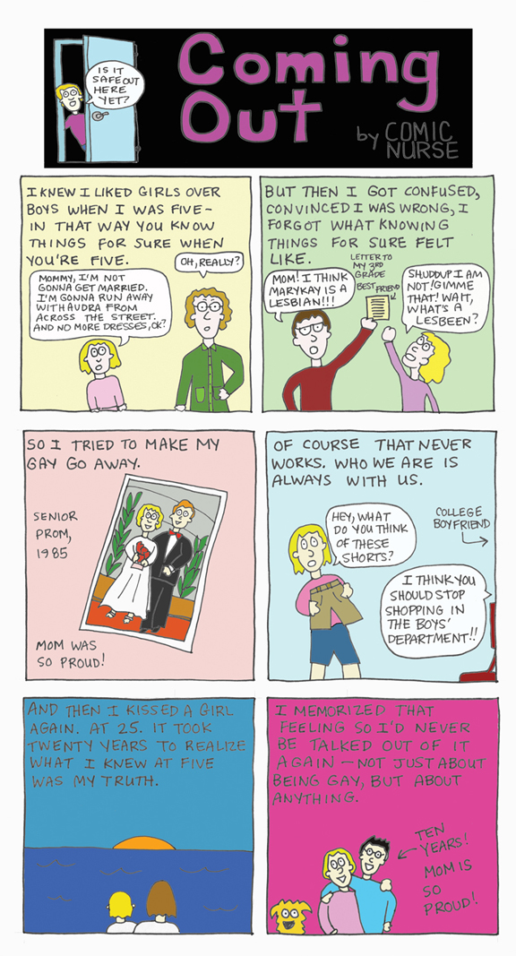 Coming Out Lesbian comic