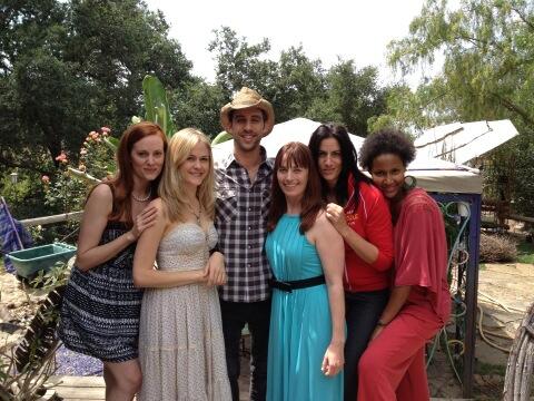 Cast member Mary Jane Wells tweeted this photo from day 8 on the set of "Crazy Bitches."