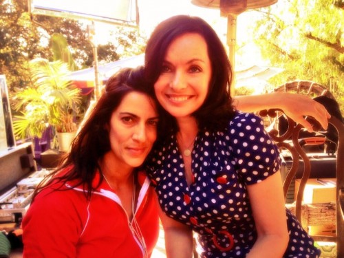 Cathy DeBuono and Guinevere Turner