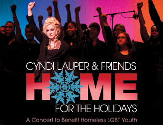 Cyndi Lauper home for the holidays ad