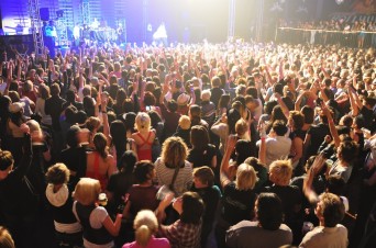Concert crowd