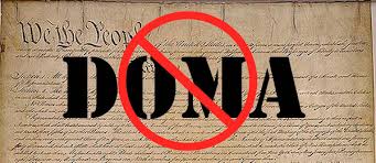 DOMA with a cross out over it
