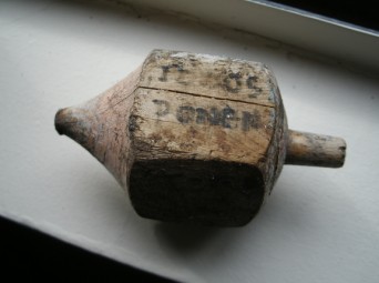 wooden dreidel