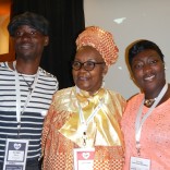 Keynote Speakers at the Human Rights Conference. L to R: Nigerian Gay Rights Activist Bisi Alimi; Keynote Speaker Alice N’Kom of Cameroon; and Phyll Opoku-Gyimah, Executive Director of UK Black Pride.