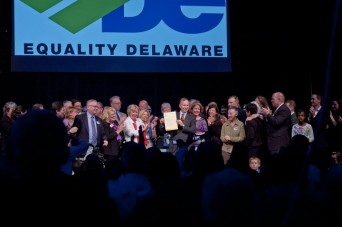 Crowd at Equality Delaware rally