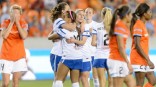Seattle Reigns after weekend action in the NWSL FC Kansas City celebrates victory over Houston Dash