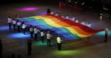 Gay Games 9 opening flag