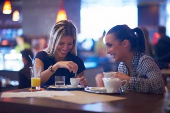 bisexual girls on a date