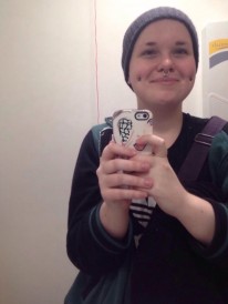 Harlan just after receiving his first testosterone prescription 