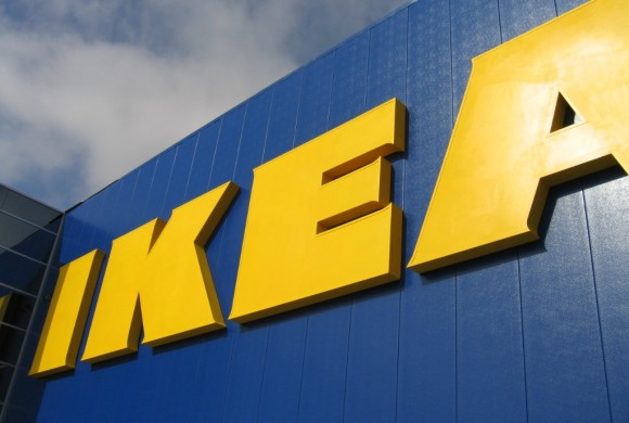 Ikea storefront sign