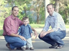 Gay dads celebrate Father’s Day at White House Kent and Diego Love-Ramirez with their son Luca