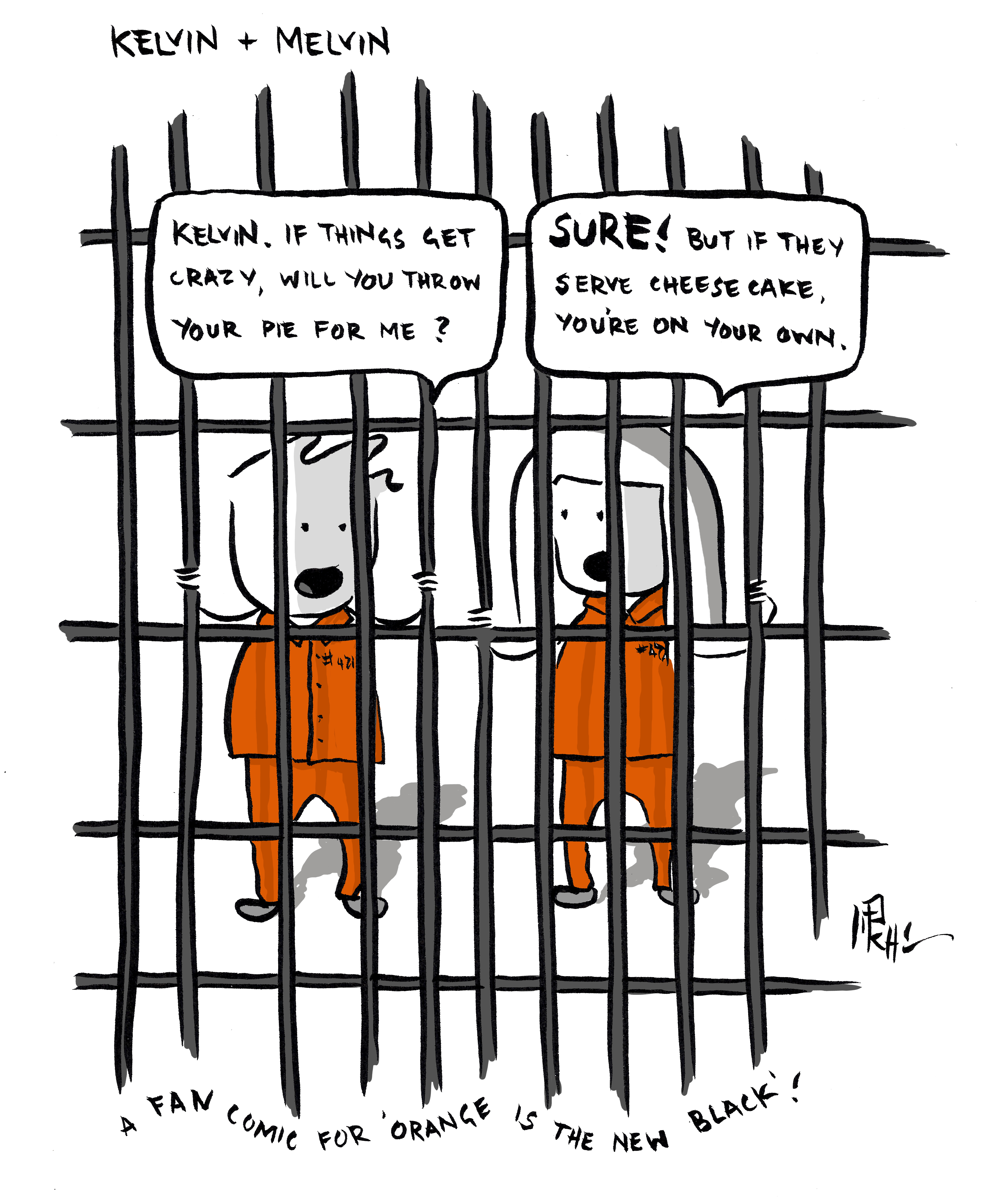 K&M orange is the new black