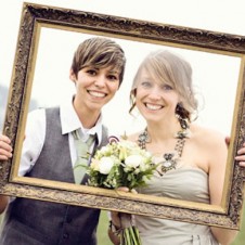 Lesbian wedding fashion