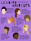 Lesbian hair is a thing.