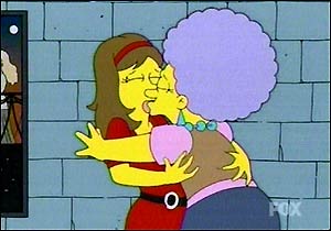 lesbian kiss on the simpsons