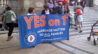 Maine United for Marriage rally