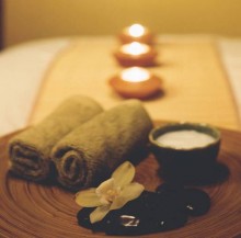 Massage set up