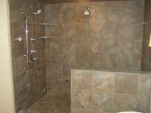 Marble shower