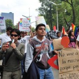 Marriage equality march in Mexico