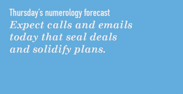 Thursday numerology