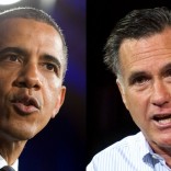 Obama and Romney