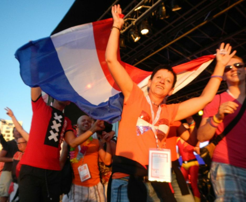 Participants at worldOutgames III in Antwerp