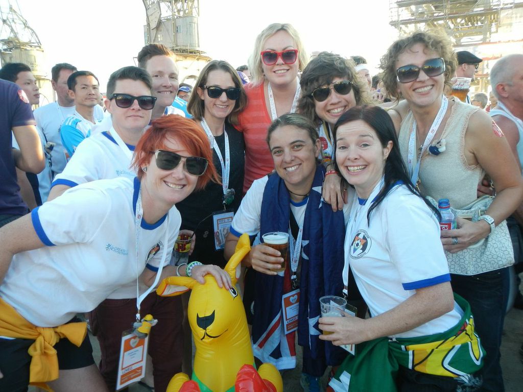 Participants at worldOutgames III in Antwerp