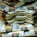 Piles of money