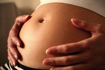Pregnant belly
