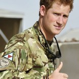 Prince Harry in military uniform
