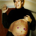 A very pregnant Robin Lowey