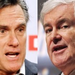 Mitt Romney and Newt Gingrich