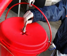 salvation army donation kettle