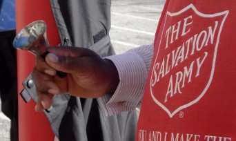 Salvation Army bell ringer