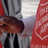 Salvation Army bell ringer
