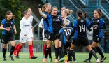 Seattle Reign FC celebrate win over Washington Spirit