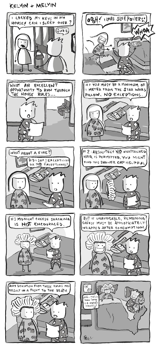 Kelvin and Melvin: Sleepover