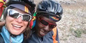 Team Goodisness and Traci Dinwiddie on AIDS LifeCycle